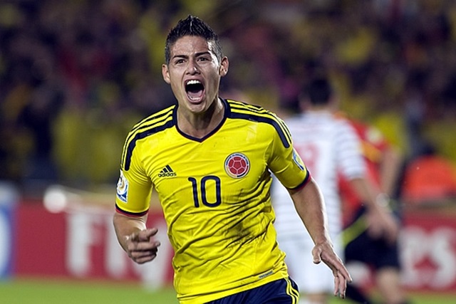 James marca el gol del Mundial