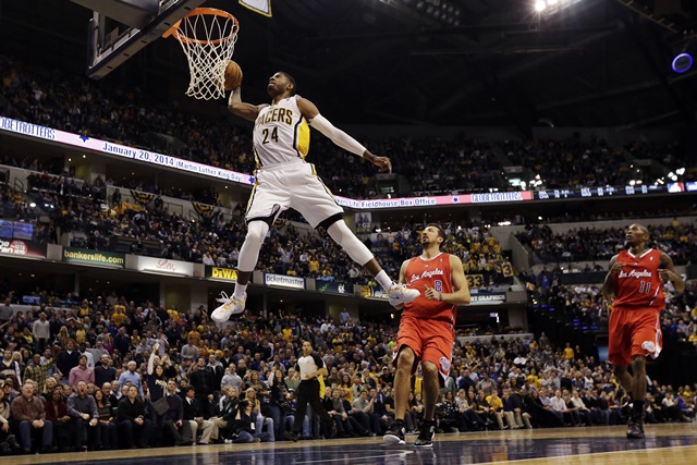 El mate de 360º de Paul George El mate de 360º de Paul George
