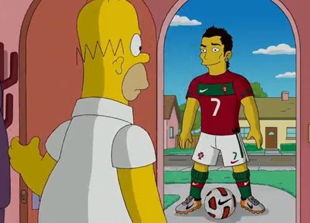 Top 5 de futbolistas que han salido en Los Simpson