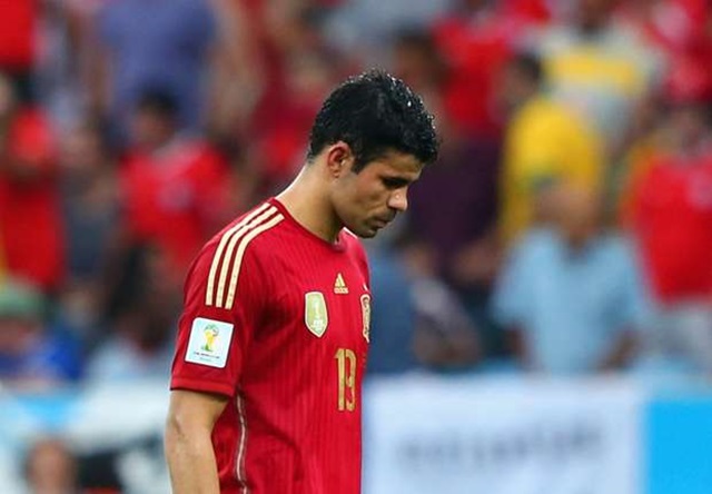 Diego Costa se estrena con España Diego Costa se estrena con España
