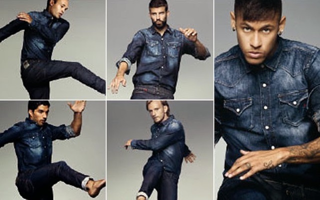 Los jugadores del Barça marcan culo con estos vaqueros Los jugadores del Barça marcan culo con estos vaqueros