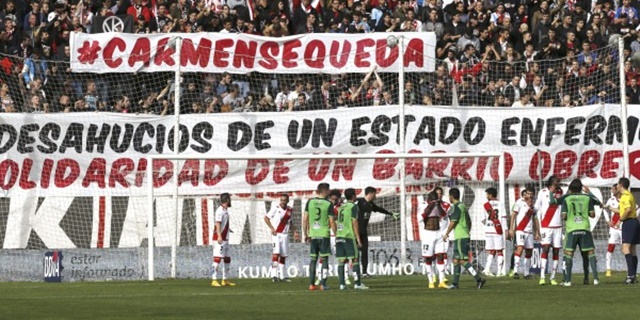 El Rayo Vallecano pagará un alquiler a una mujer de 85 años a la que han desahuciado