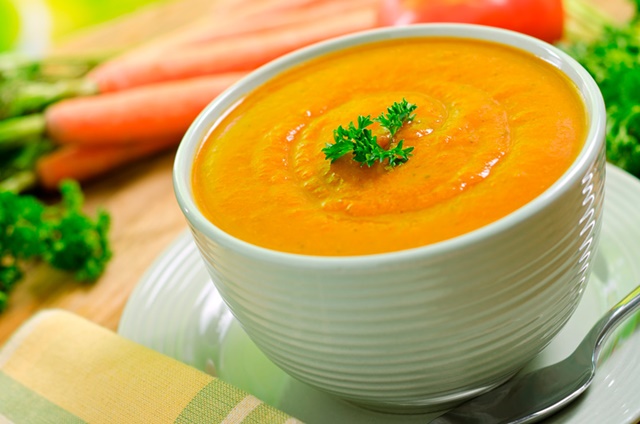 Recetas saludables: crema de zanahoria