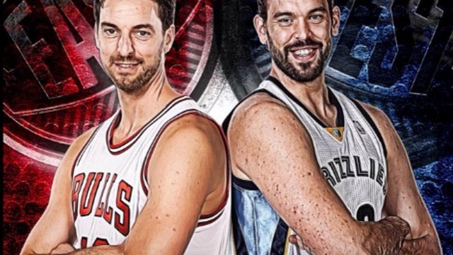 Pau Gasol vacila a LeBron James en su cara