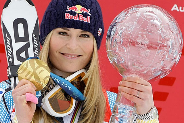 La esquiadora Lindsey Vonn entra en la historia La esquiadora Lindsey Vonn entra en la historia
