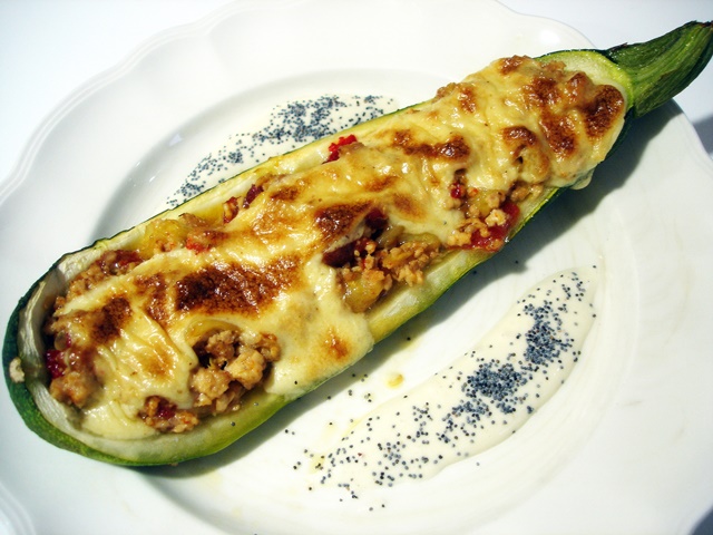Recetas saludables: Calabacines rellenos de carne Recetas saludables: Calabacines rellenos de carne