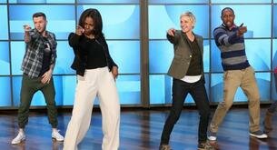¡Flipa con la marcha de Michelle Obama en el show de Ellen DeGeneres!