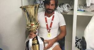 La foto de Pirlo desnudo que ha vuelto locas las redes sociales