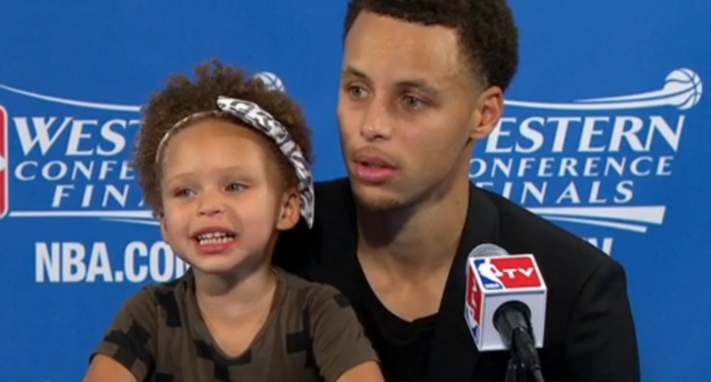 La hija de Curry, estrella de la NBA La hija de Curry, estrella de la NBA