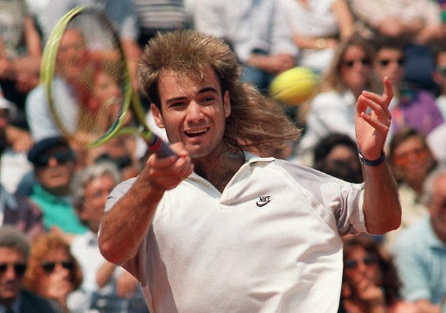 La final en que Agassi perdió por culpa de su peluca