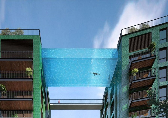 ¿Conoces la piscina en el cielo de Londres?