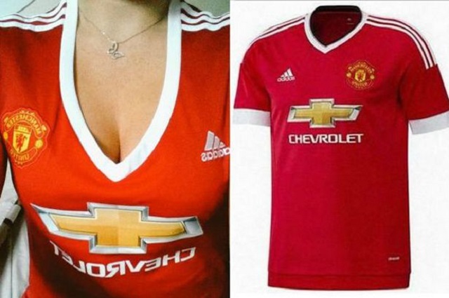 Polémica con la versión femenina de la camiseta del Manchester United: ¿Es sexista? Polémica con la versión femenina de la camiseta del Manchester United: ¿Es sexista?