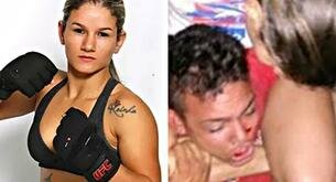 El vídeo de la paliza de una luchadora de la MMA al ladrón que intentó atracarla