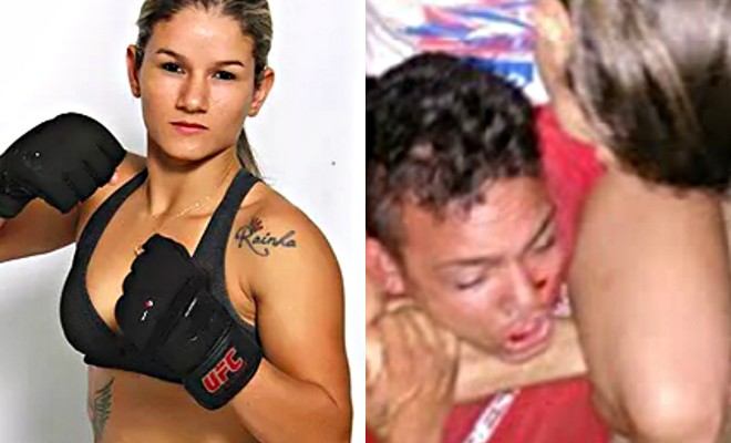 El vídeo de la paliza de una luchadora de la MMA al ladrón que intentó atracarla El vídeo de la paliza de una luchadora de la MMA al ladrón que intentó atracarla
