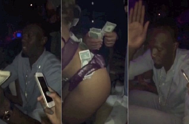 El vídeo de Usain Bolt azotando a una stripper que está incendiando internet