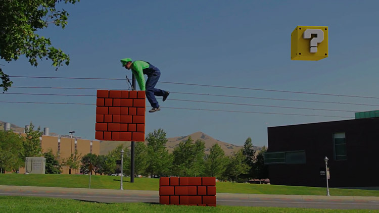 mario bros parkour