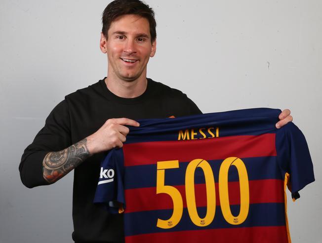 messi 500 partidos