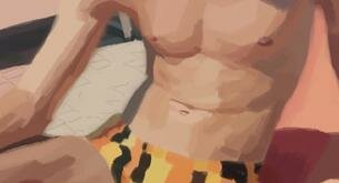 Conoce a Iván Lozano: pintura, deporte y homosexualidad