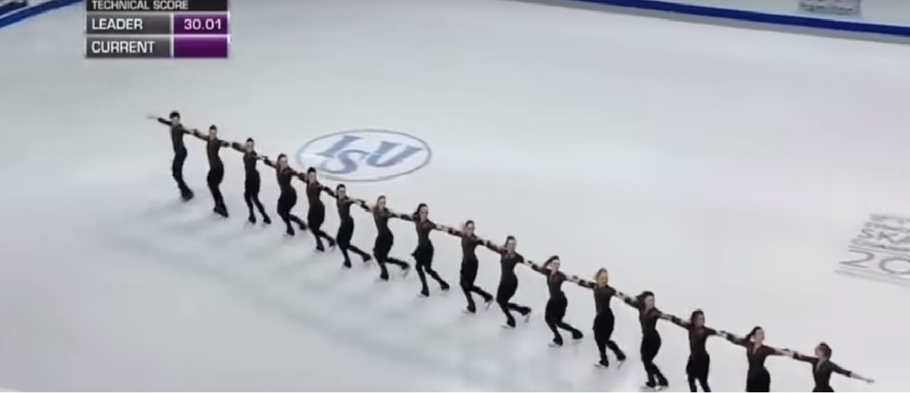 patinaje sincronizado