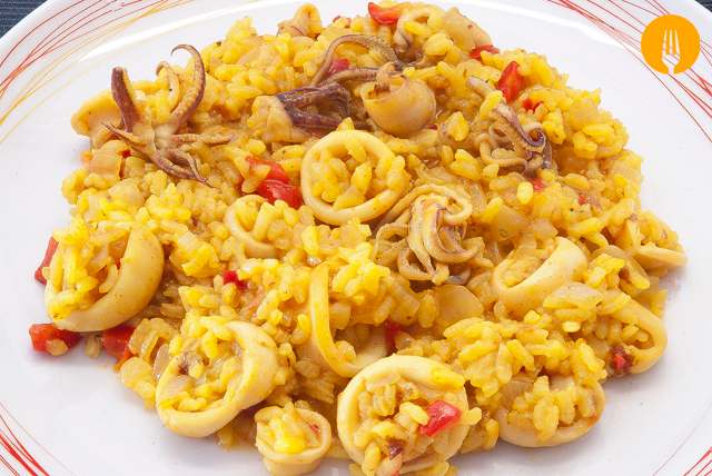 arroz con calamares