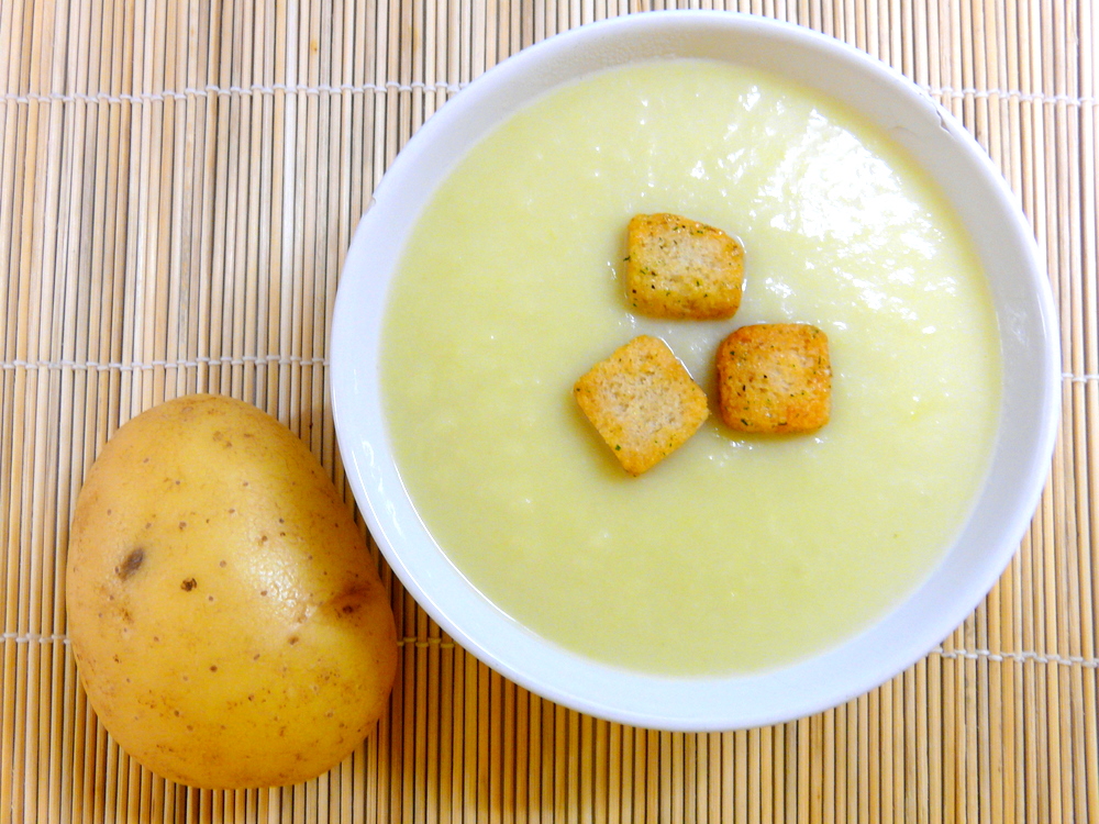 Receta del día: crema de puerros y patata Receta del día: crema de puerros y patata
