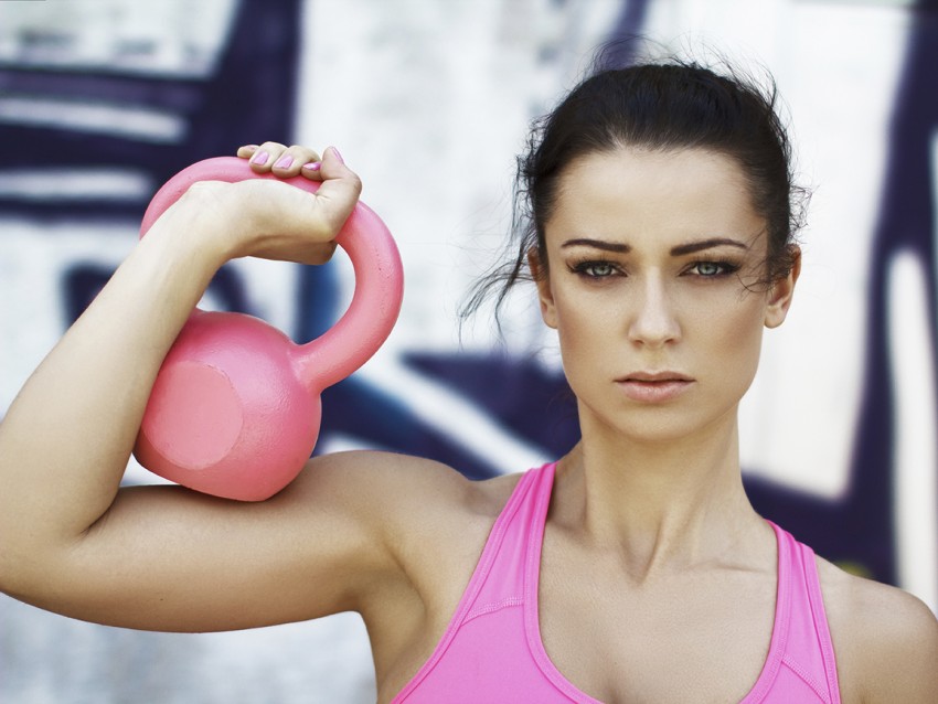 cargas con kettlebell