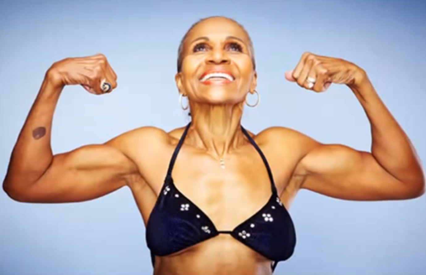 Conoce a Ernestine Shepherd, la culturista más vieja del mundo