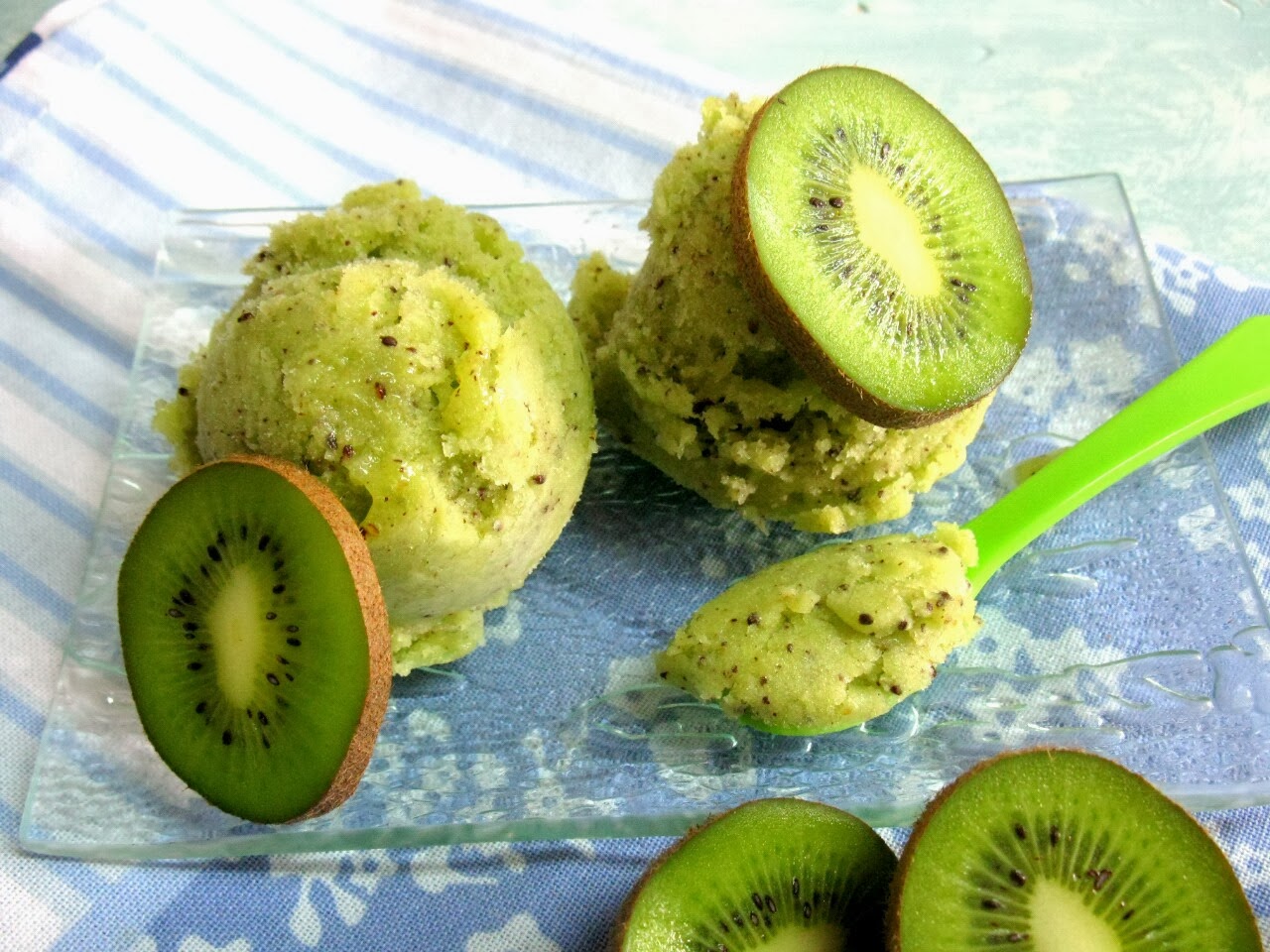 Cómo preparar un delicioso sorbete de kiwi