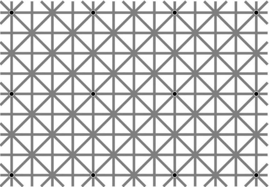 La imagen viral de los doce puntos negros que arrasa en internet