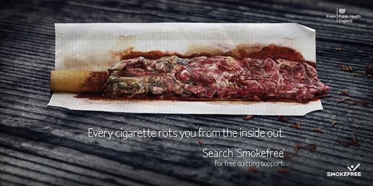 Las 10 campañas contra el tabaco más impactantes