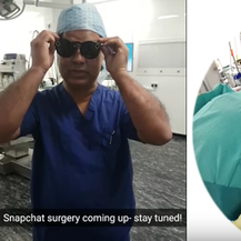 La primera intervención quirúrgica grabada con unas gafas de Snapchat