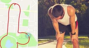 Runners recorriendo penes contra el cáncer de testículos