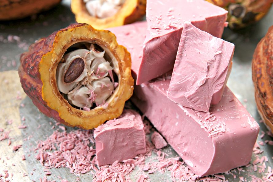 Existe una nueva variedad de chocolate y es de color rosa