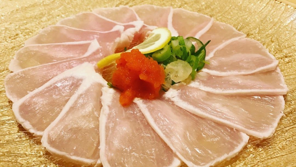 sashimi de pollo