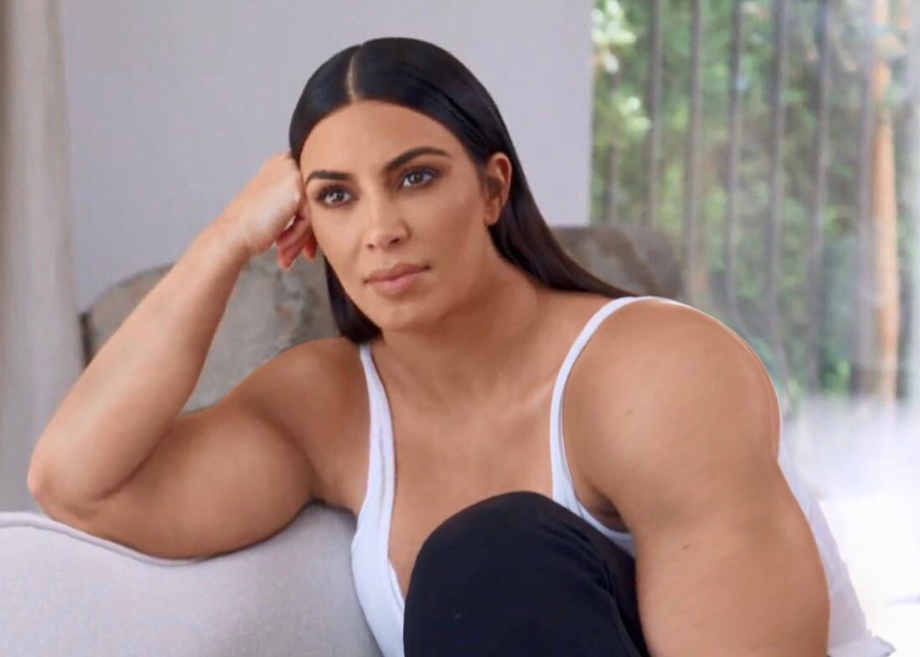 Gym Kardashian: Kim rompe internet... con sus brazos