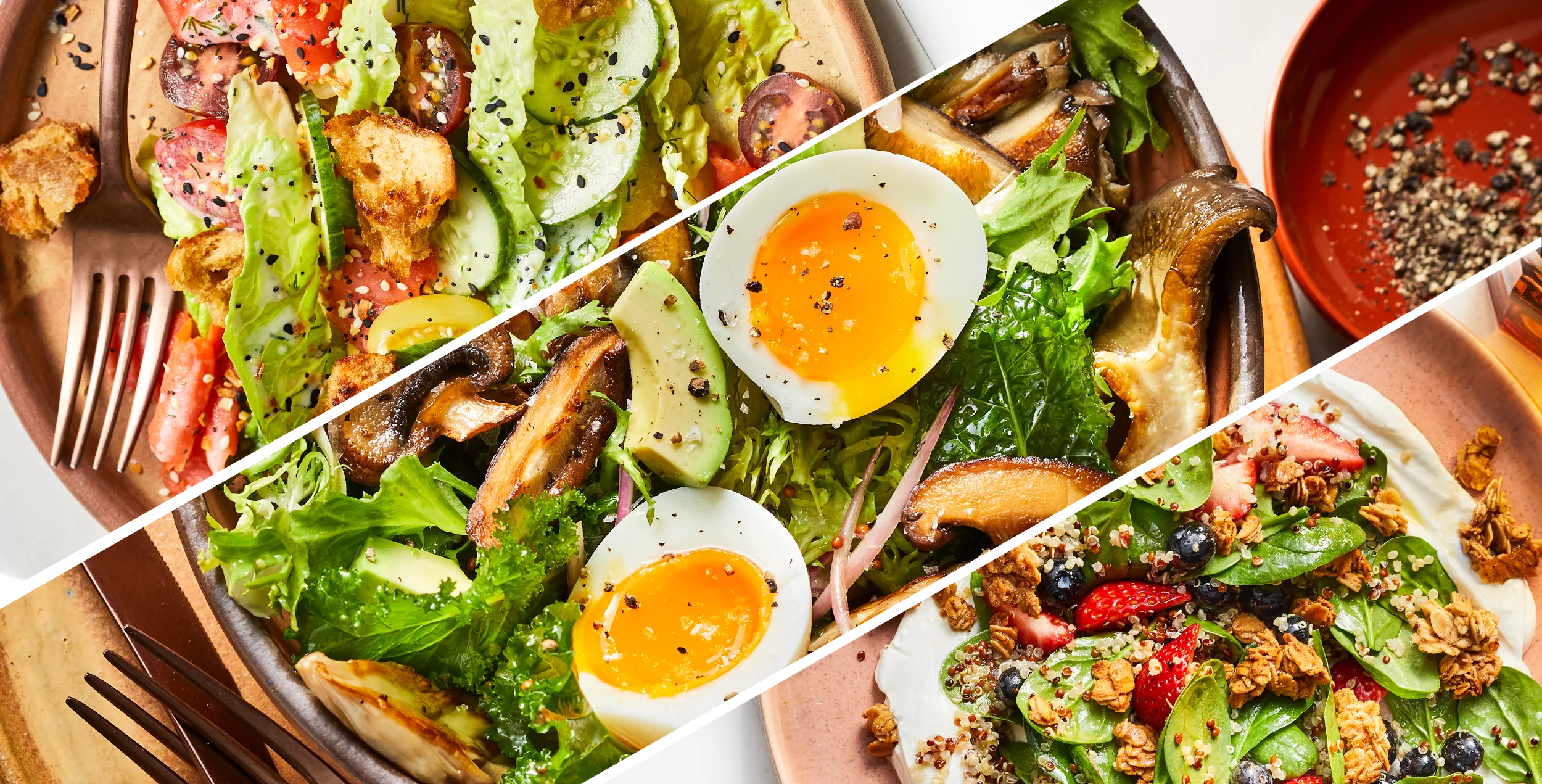 3 recetas de ensalada de desayuno para un comienzo más saludable de su día