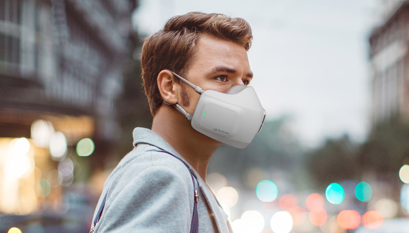 La mascarilla facial de LG afirma que purifica el aire, pero ¿es efectiva? Esto es lo que dicen los expertos