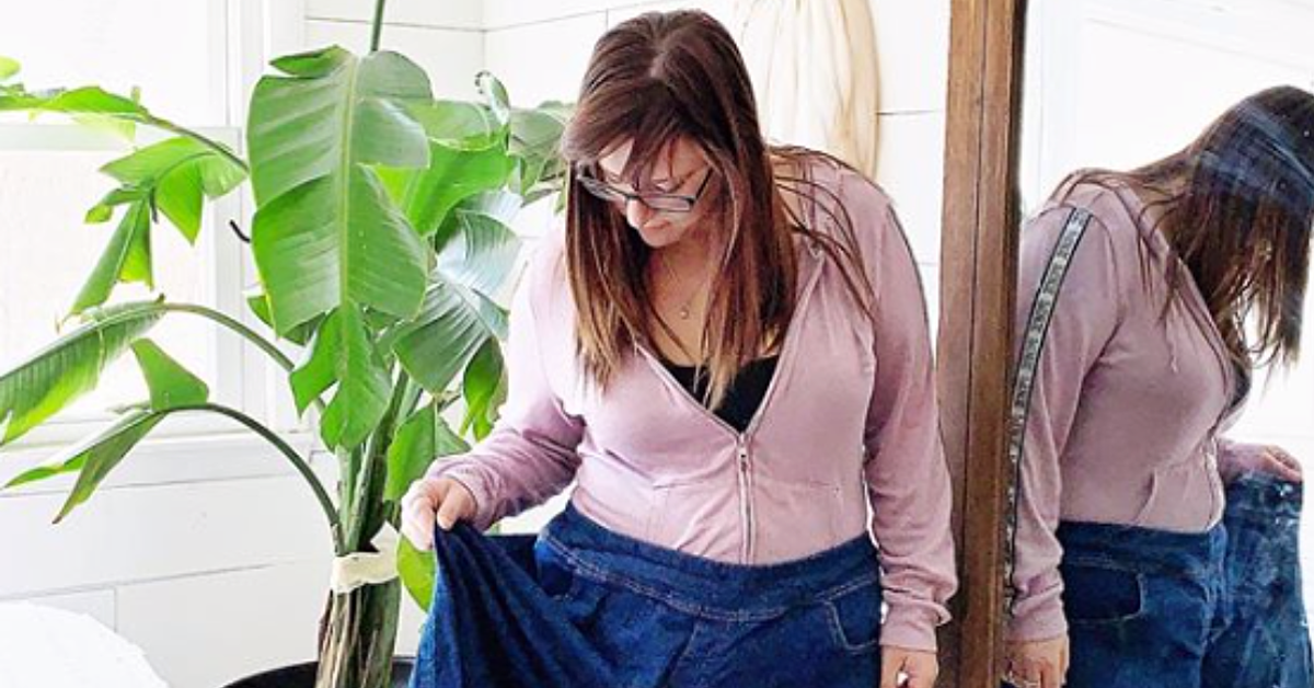 Esta mujer pasó de la talla 24 a la 12 en menos de un año...