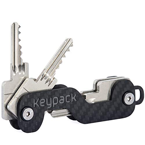 (-42%) OFFERTA KEYPACK Fibra de Carbono Organizador de Llaves (Set de Llavero con Cinta) (-42%) OFFERTA KEYPACK Fibra de Carbono Organizador de Llaves (Set de Llavero con Cinta)