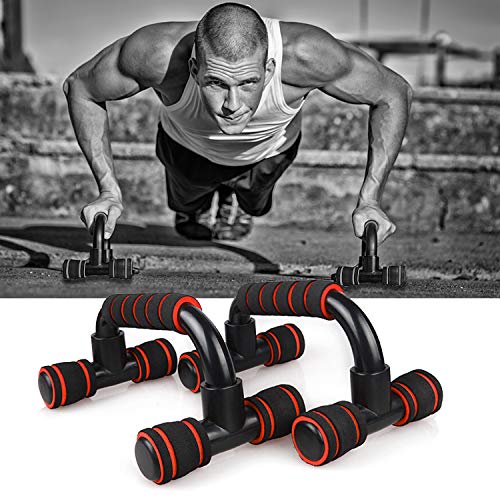 1 Par de Push up Bars Stand Manija de Push up Flexiones de Brazos barras para flexiones con empuñaduras con Empuñadura de Espuma para ejercicios gimnasio entrenamiento deporte para hombres y mujeres