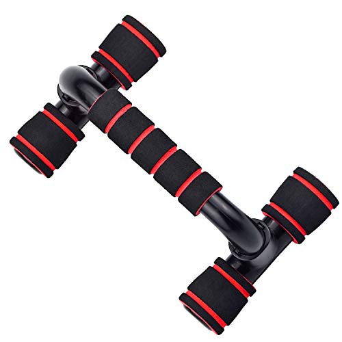 1 Par de Push up Bars Stand Manija de Push up Flexiones de Brazos barras para flexiones con empuñaduras con Empuñadura de Espuma para ejercicios gimnasio entrenamiento deporte para hombres y mujeres