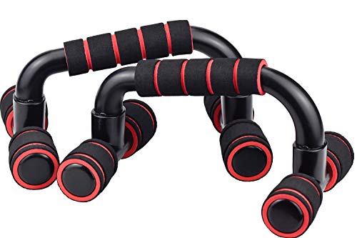 1 Par de Push up Bars Stand Manija de Push up Flexiones de Brazos barras para flexiones con empuñaduras con Empuñadura de Espuma para ejercicios gimnasio entrenamiento deporte para hombres y mujeres