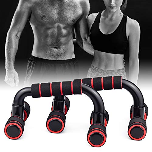 1 Par de Push up Bars Stand Manija de Push up Flexiones de Brazos barras para flexiones con empuñaduras con Empuñadura de Espuma para ejercicios gimnasio entrenamiento deporte para hombres y mujeres