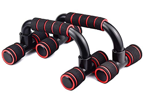 1 Par de Push up Bars Stand Manija de Push up Flexiones de Brazos barras para flexiones con empuñaduras con Empuñadura de Espuma para ejercicios gimnasio entrenamiento deporte para hombres y mujeres