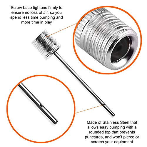 10 Agujas para inflar balones Mobi Lock | Inox | FĂștbol, baloncesto, voleibol, y mĂĄs deportes 10 Agujas para inflar balones Mobi Lock | Inox | FĂștbol, baloncesto, voleibol, y mĂĄs deportes