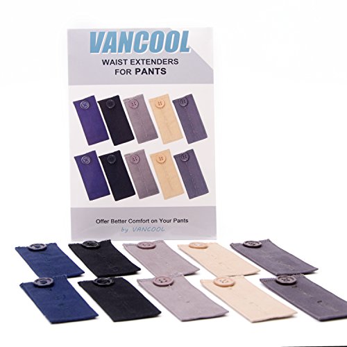 10 piezas extensores de cintura ajustable para traje pantalones y pantalones 10 piezas extensores de cintura ajustable para traje pantalones y pantalones