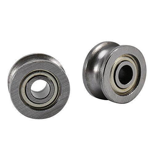 10 unids U624ZZ Mini U Groove Ball Bearing Polea de Guía de Acero al Carbono Para Carril Sistema Lineal 4 * 13 * 7mm 10 unids U624ZZ Mini U Groove Ball Bearing Polea de Guía de Acero al Carbono Para Carril Sistema Lineal 4 * 13 * 7mm