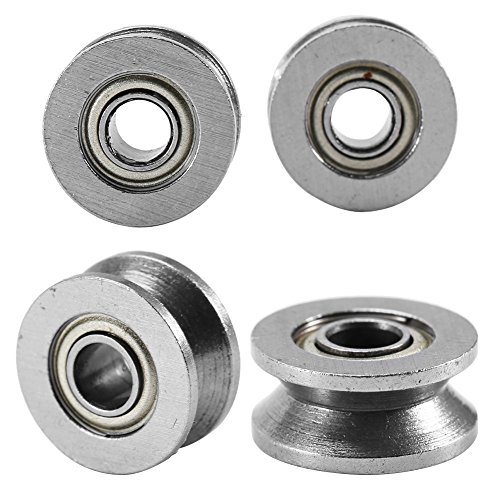 10 Unids V624ZZ Rodamientos de Bola de Ranura Profunda en V de Doble Blindaje de Acero en Miniatura para Sistemas de Movimiento Lineal 4x13x6mm 10 Unids V624ZZ Rodamientos de Bola de Ranura Profunda en V de Doble Blindaje de Acero en Miniatura para Sistemas de Movimiento Lineal 4x13x6mm