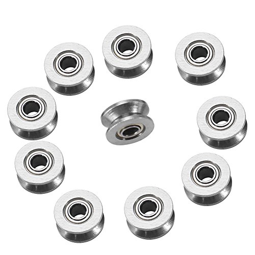 10 Unids V624ZZ Rodamientos de Bola de Ranura Profunda en V de Doble Blindaje de Acero en Miniatura para Sistemas de Movimiento Lineal 4x13x6mm 10 Unids V624ZZ Rodamientos de Bola de Ranura Profunda en V de Doble Blindaje de Acero en Miniatura para Sistemas de Movimiento Lineal 4x13x6mm