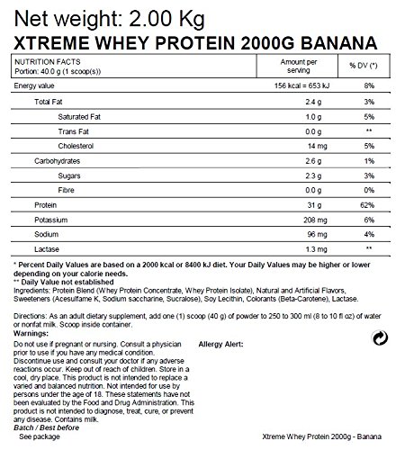 100% 2,2 kg) Xcore Xtreme Whey Protein (Nutrición